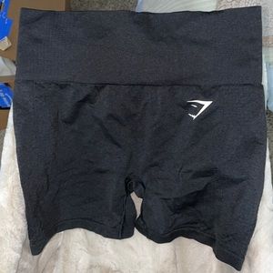Black gymshark biker shorts size S